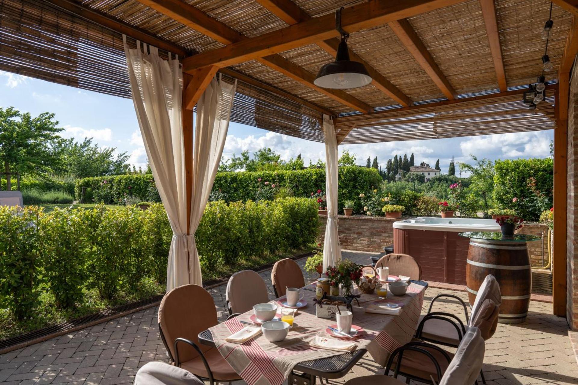 La Capanna Di Elfo Luxury Villa View Сиена Номер фото